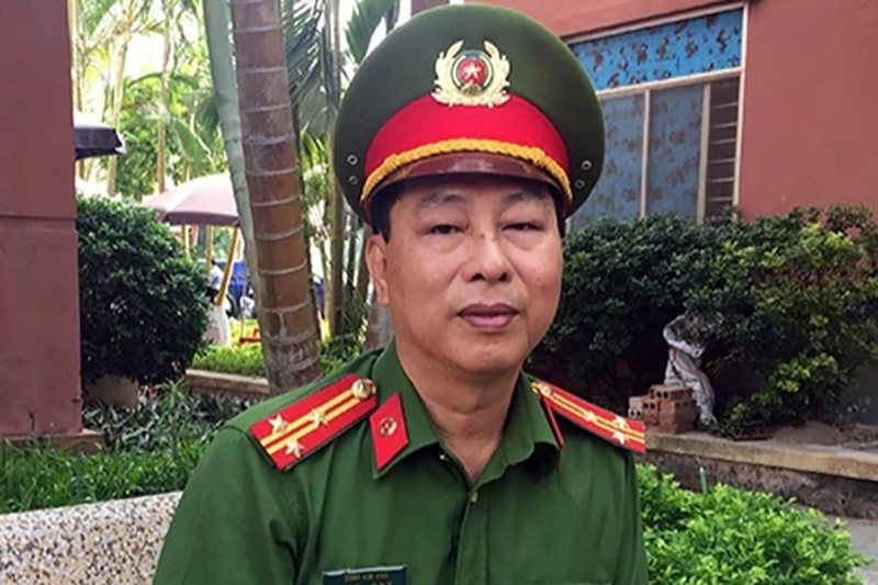 Thượng tá Trịnh Kim Vân, nguyên điều tra viên cao cấp Công an TP Hà Nội. (Ảnh: NVCC)