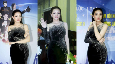 Hoa hậu Trần Phương Hà làm mẫu, kêu gọi đấu giá từ thiện áo dài, trang sức tại sự kiện