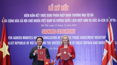 Chính thức ký kết Hiệp định Thương mại tự do Việt Nam - Vương quốc Anh