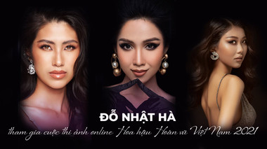 Đỗ Nhật Hà tham gia cuộc thi ảnh online Hoa hậu Hoàn vũ Việt Nam 2021