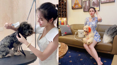 Nữ diễn viên Cao Diệp Anh nhà sáng lập Công ty bảo vệ động vật CDA Animal Việt Nam