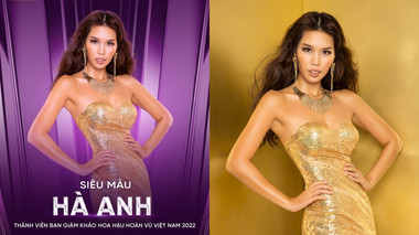 Siêu mẫu Hà Anh đảm nhận vai trò giám khảo tại Hoa hậu Hoàn vũ Việt Nam 2022