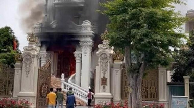 Thông tin mới nhất về vụ cháy tòa biệt thự trăm tỷ đồng ở Quảng Ninh