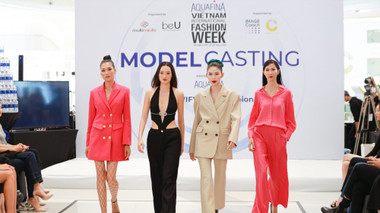 Vừa trở về Việt Nam, Quỳnh Anh chiếm trọn spotlight khi ngồi ghế nóng casting người mẫu của Tuần lễ thời trang Quốc tế Việt Nam