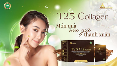 T25 Collagen: Giúp phụ nữ tự tin khi sở hữu làn da căng mịn trẻ trung