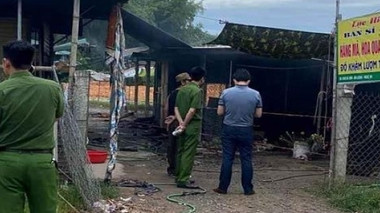 Nghệ An: Cháy ki ốt ở chợ lúc rạng sáng, 1 phụ nữ tử vong