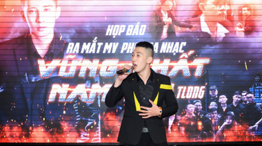 Nguyên Vũ, Kim Tuyến khen nức nở ca sĩ TLONG tại họp báo ra mắt MV Vững chất nam nhi