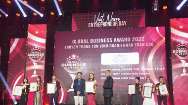 Tôn vinh các doanh nhân tiêu biểu trong chương trình Global Business Award 2022