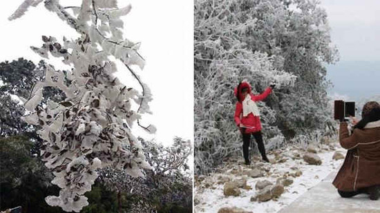 Check in cảnh tuyết rơi liên tục đẹp như Châu Âu trong lòng Cao Bằng