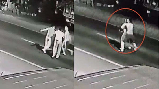 Clip: Nam thanh niên cởi trần bế bạn gái ra đường chờ ô tô tông để cùng chết gây phẫn nộ