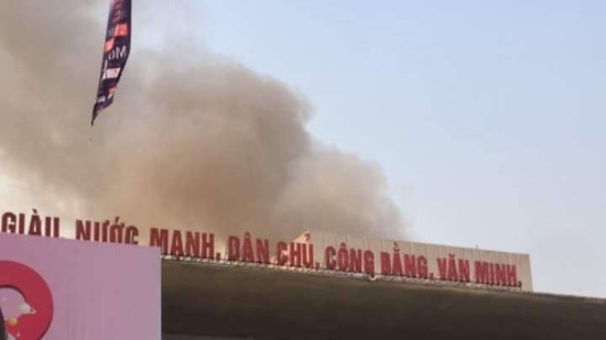 Hà Nội: Cháy lớn tại cung văn hóa hữu nghị Việt Xô trước show Quang Hà