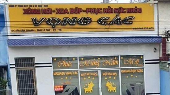 Tiền Giang: Phát hiện 3 cặp nam nữ mua bán dâm tại cơ sở massage Vọng Các