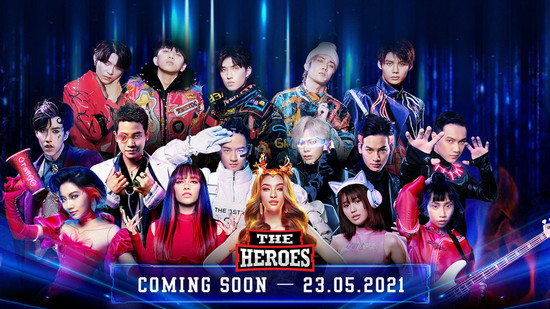 Lộ diện 12 chiến binh đầy màu sắc của 'The Heroes - Thần Tượng Đối Thần Tượng 2021'