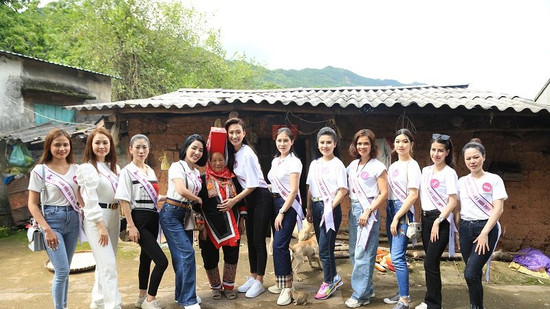 Hành trình thiện nguyện đến bản Trình Tường của các thí sinh Hoa hậu áo dài Việt Nam 2022